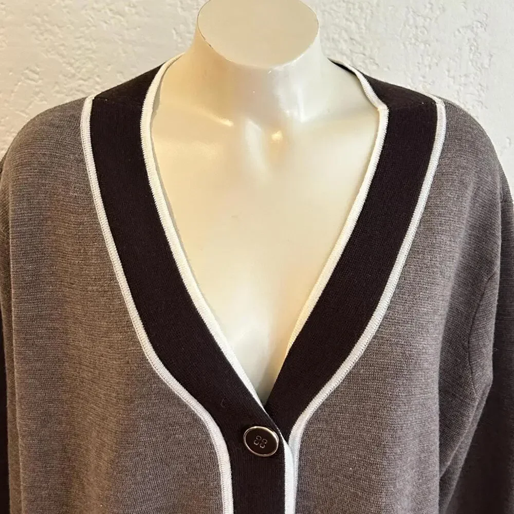 Tuckernuck Brown Cardigan Sweater Size L - Picture 6 of 10